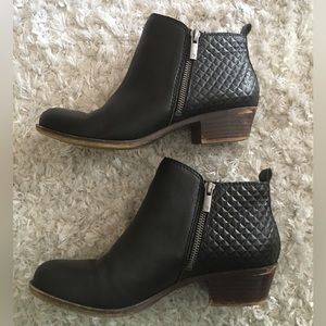 Lucky Brand Women's Basel Leather Booties Size 8/ 38.5